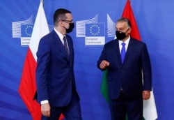 Polonya Başbakanı Mateusz Morawiecki ve Macaristan Başbakanı Viktor Orban