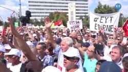 ‘Mezarda mı Emekli Olacağız?’ Protestosu